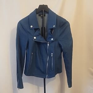 Lulu's Dark Blue Jean Jacket with Silver Accents